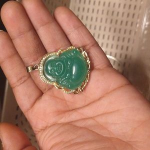Chrysoprase Buddha pendant from Australia